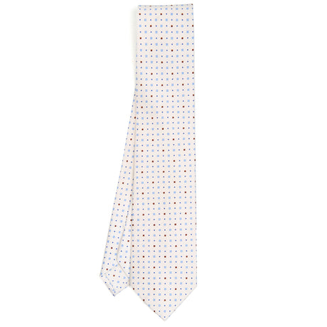 WHITE SARTORIAL CLASSIC SILK TIE