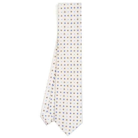 WHITE SARTORIAL CLASSIC SILK TIE