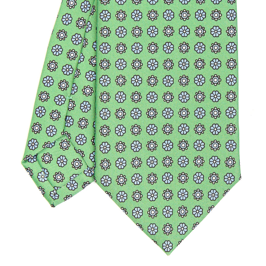GREEN SARTORIAL CLASSIC SILK TIE