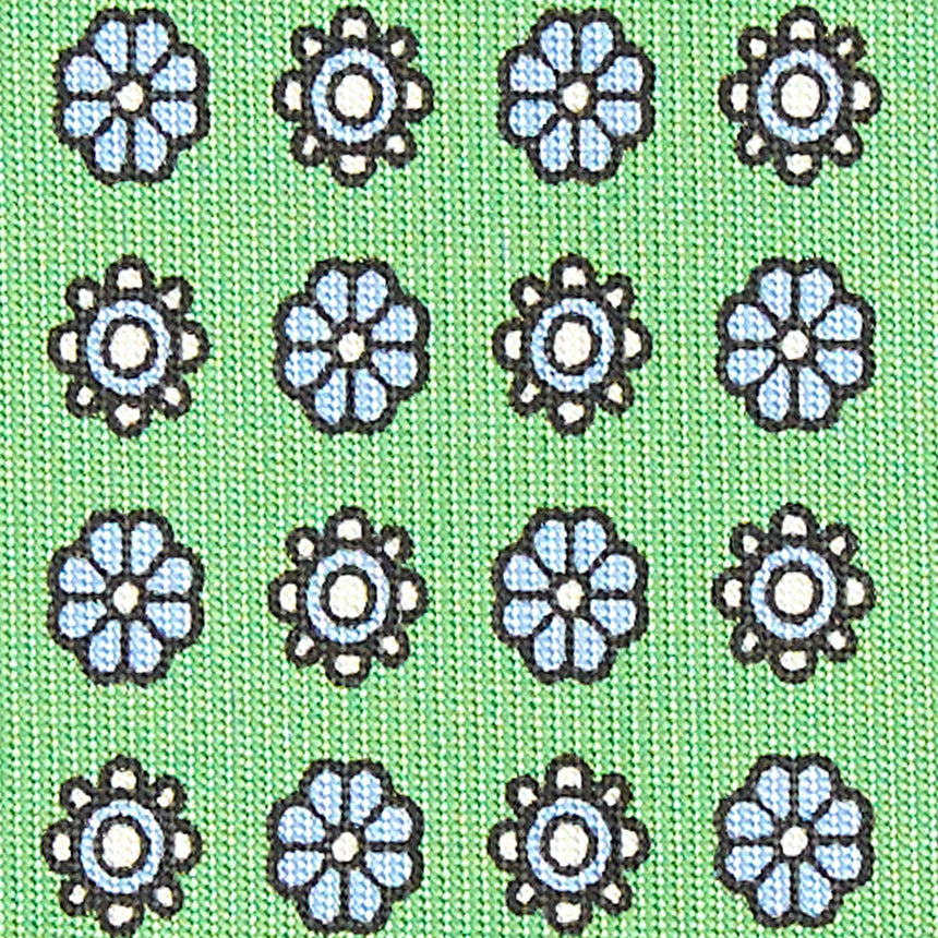 GREEN SARTORIAL CLASSIC SILK TIE