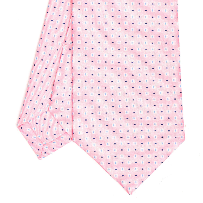 PINK SARTORIAL CLASSIC SILK TIE