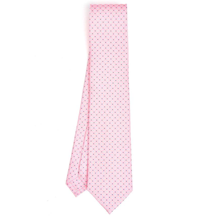 PINK SARTORIAL CLASSIC SILK TIE