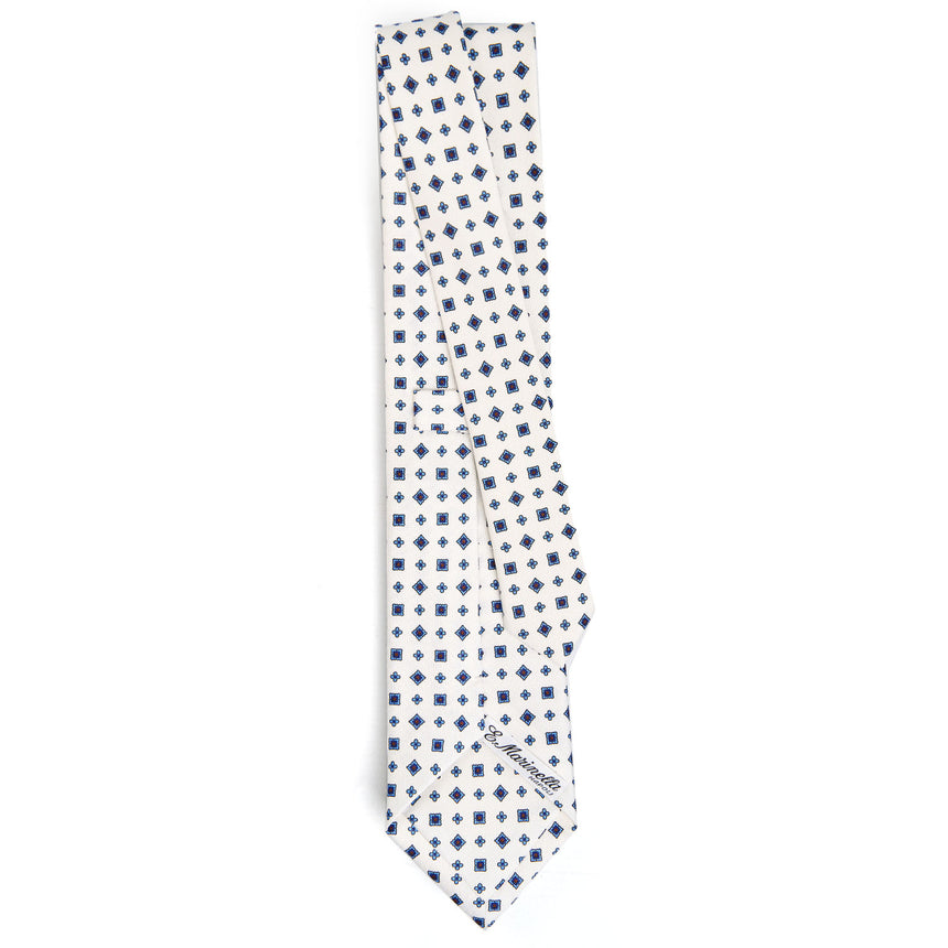 WHITE CLASSIC SILK TIE