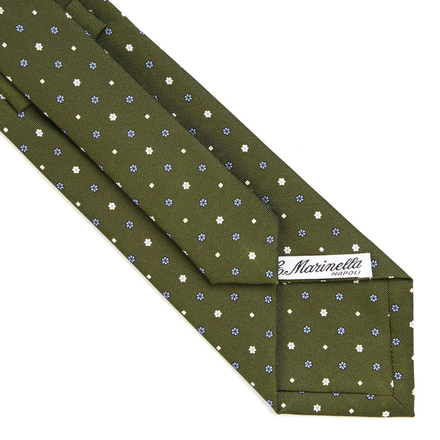 OLIVE GREEN CLASSIC SILK TIE