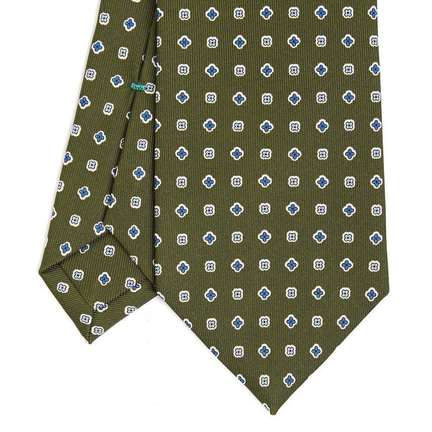 OLIVE GREEN CLASSIC SILK TIE