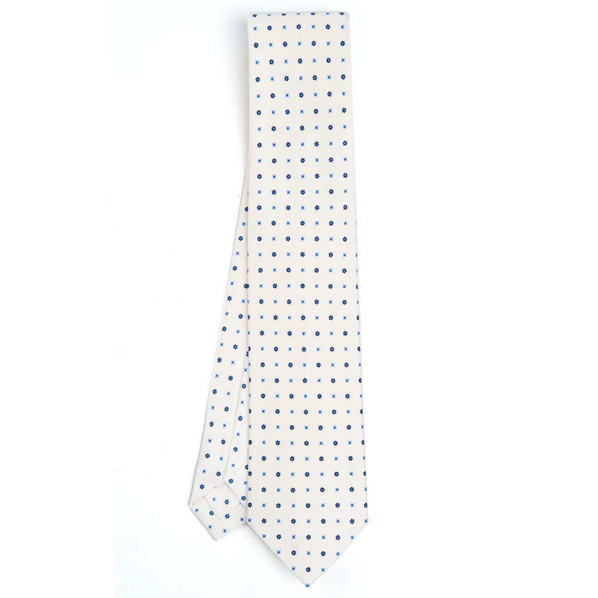 WHITE CLASSIC SILK TIE
