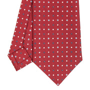 burgundy_classic_silk_tie_small_flower_pattern_tip_detail