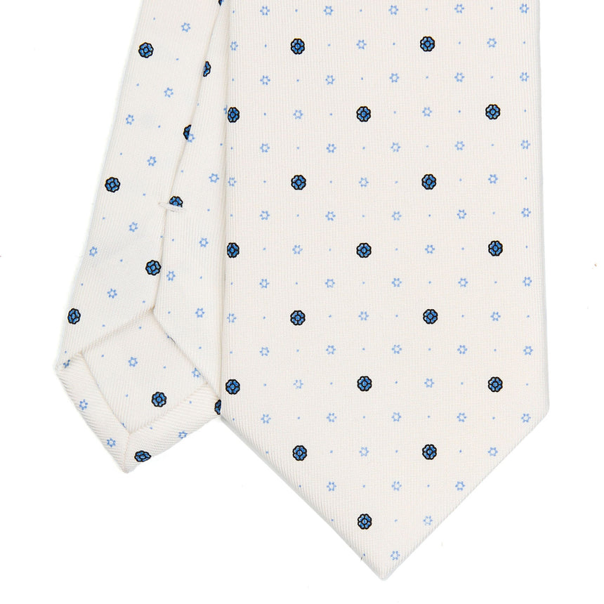WHITE CLASSIC SILK TIE