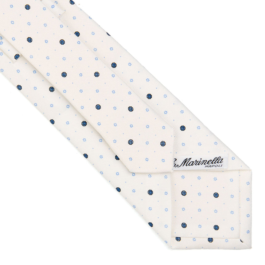 WHITE CLASSIC SILK TIE
