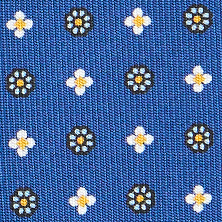 CRAVATTA SARTORIALE CLASSICA IN SETA BLU