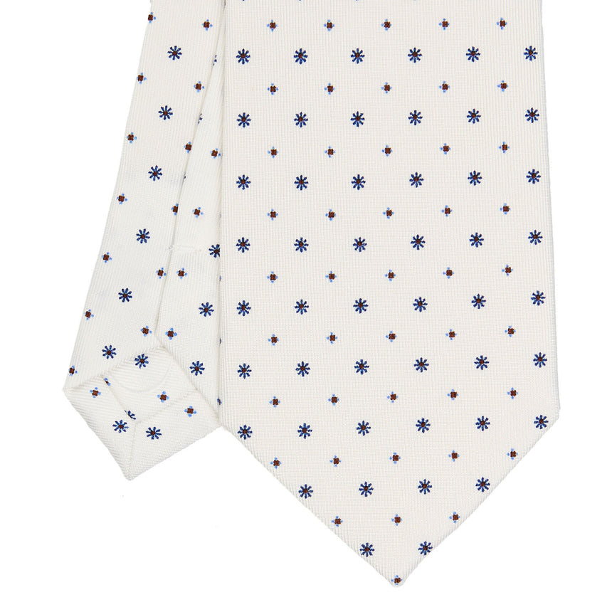 CRAVATTA SARTORIALE CLASSICA IN SETA BIANCA