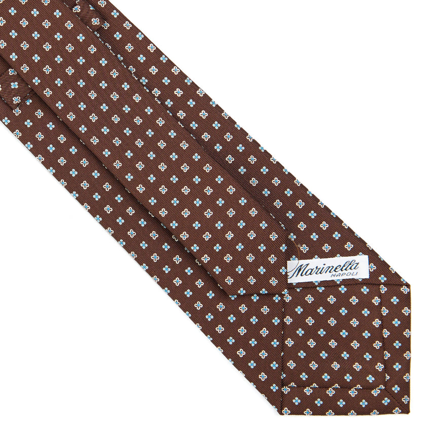 DARK BROWN CLASSIC SILK TIE