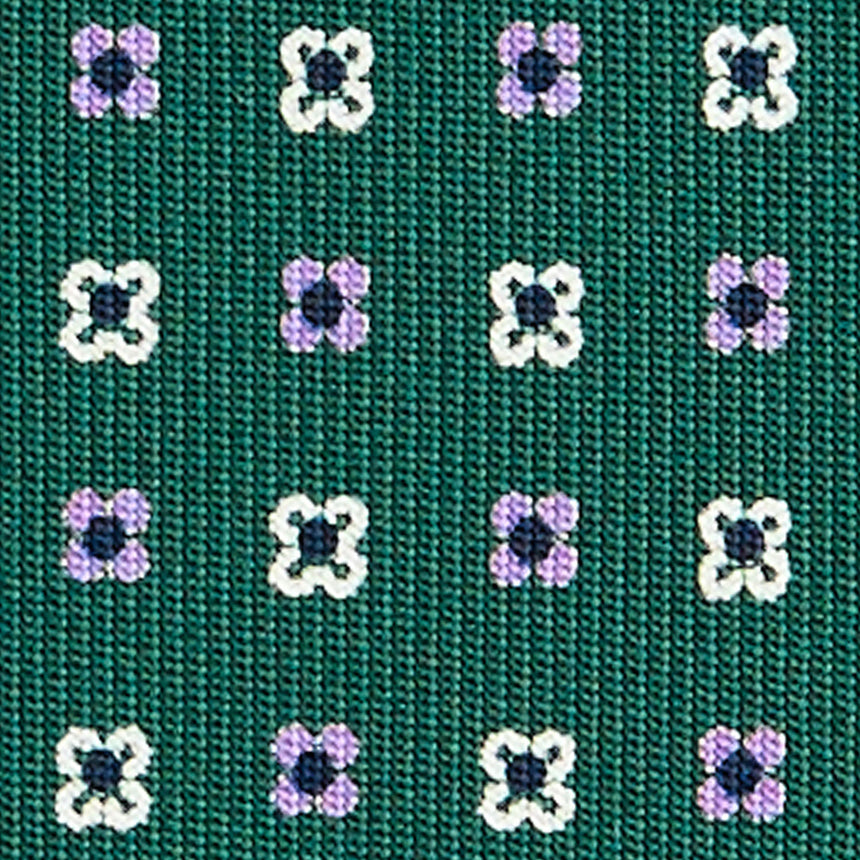 DARK GREEN CLASSIC SILK TIE