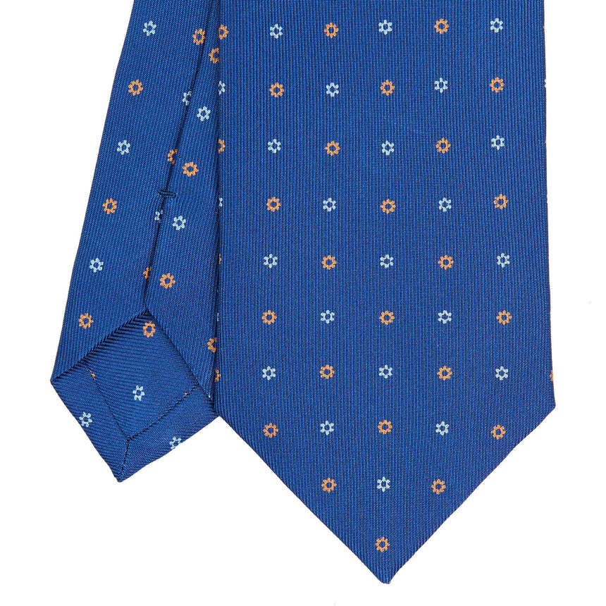 CRAVATTA SARTORIALE CLASSICA IN SETA BLU