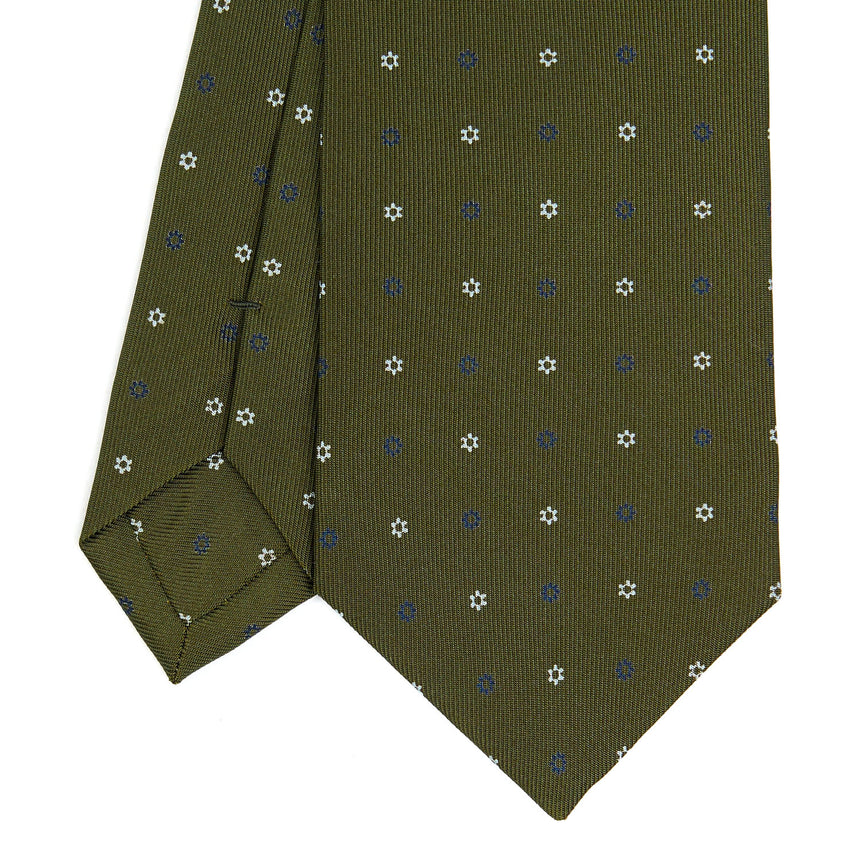 OLIVE GREEN CLASSIC SILK TIE