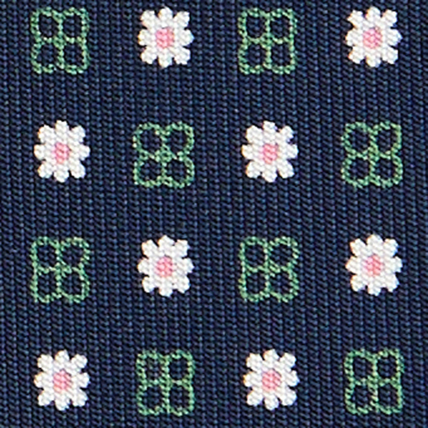 CRAVATTA SARTORIALE CLASSICA IN SETA BLU SCURO