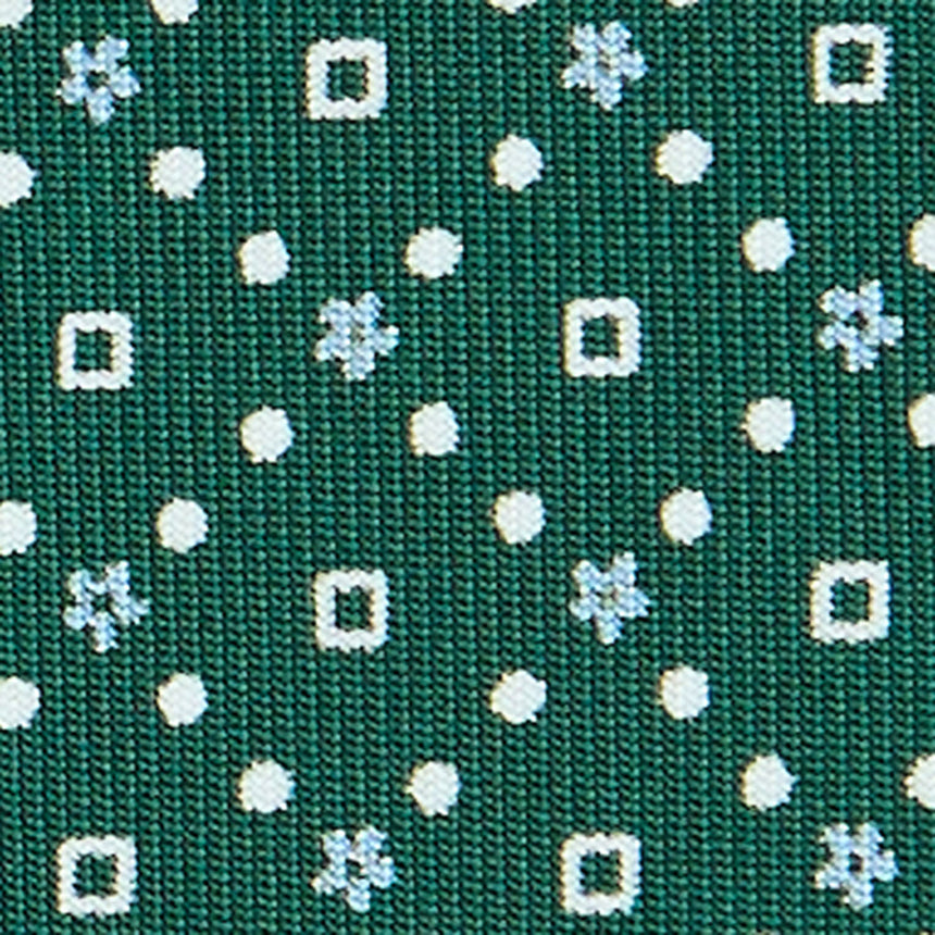 CRAVATTA SARTORIALE CLASSICA IN SETA VERDE SCURO