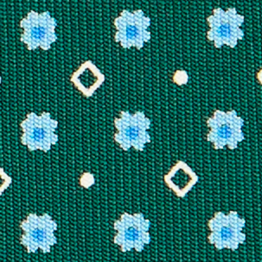 CRAVATTA SARTORIALE CLASSICA IN SETA VERDE SCURO