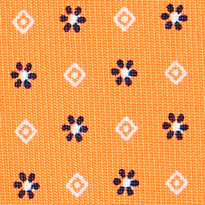 ORANGE CLASSIC SILK TIE