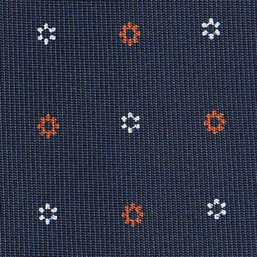 CRAVATTA SARTORIALE CLASSICA IN SETA BLU SCURO