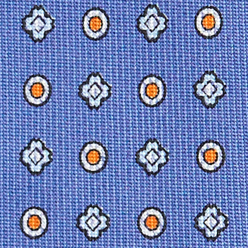 CRAVATTA SARTORIALE CLASSICA IN SETA AZZURRO POLVERE