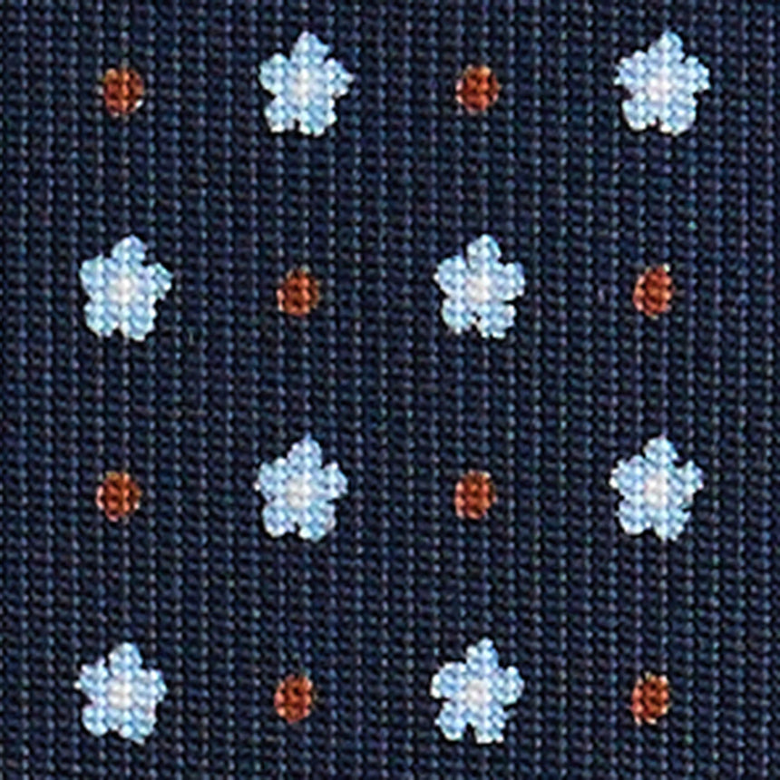 DARK BLUE CLASSIC SILK TIE