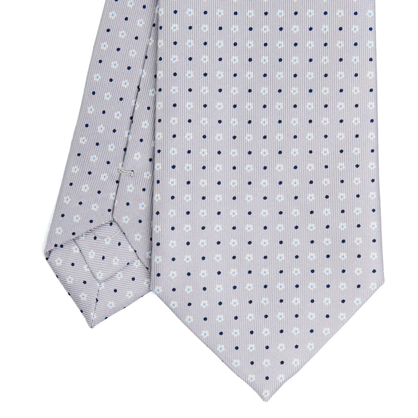 LIGHT GREY CLASSIC SILK TIE