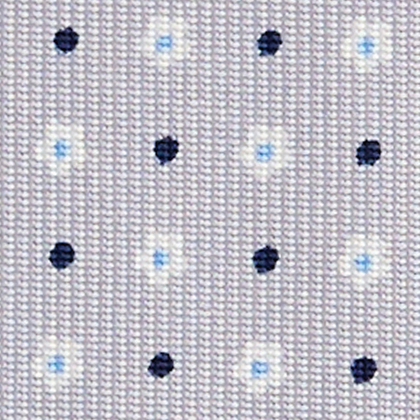 LIGHT GREY CLASSIC SILK TIE