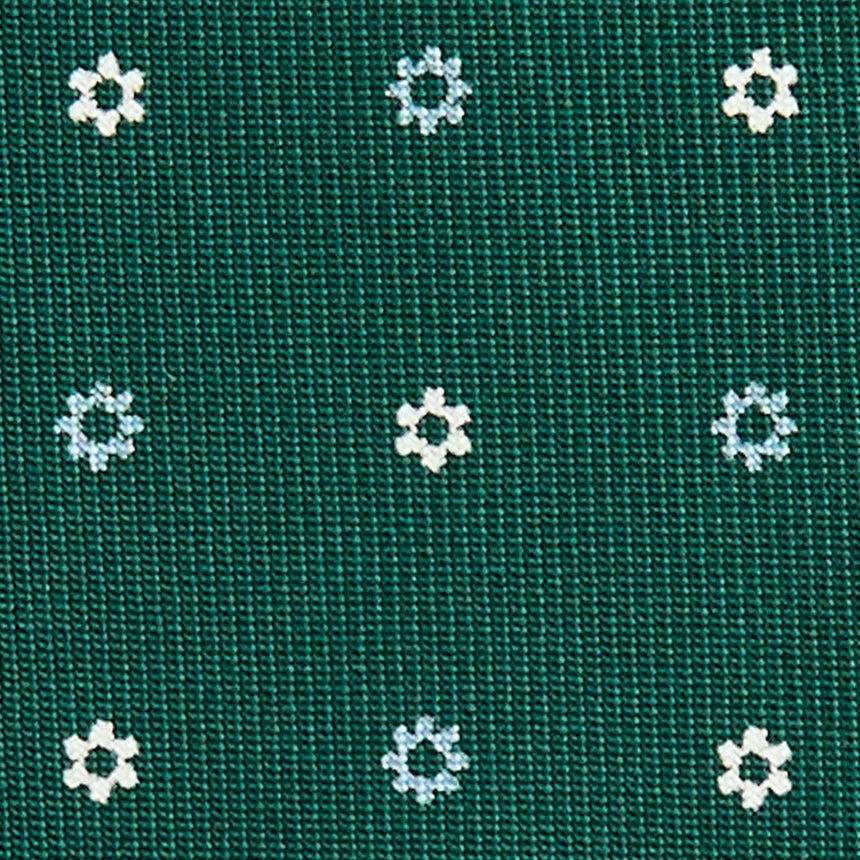 CRAVATTA SARTORIALE CLASSICA IN SETA VERDE SCURO