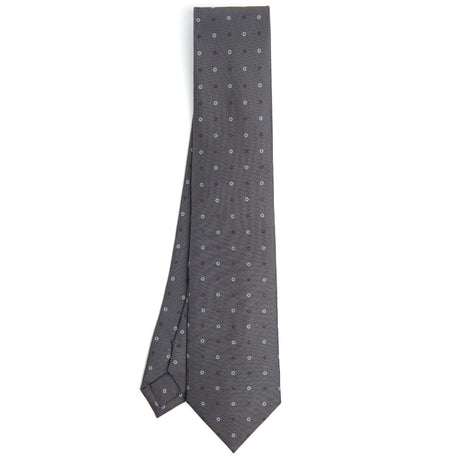 DARK GREY CLASSIC SILK TIE