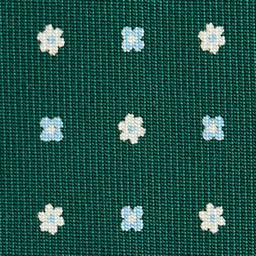 DARK GREEN CLASSIC SILK TIE