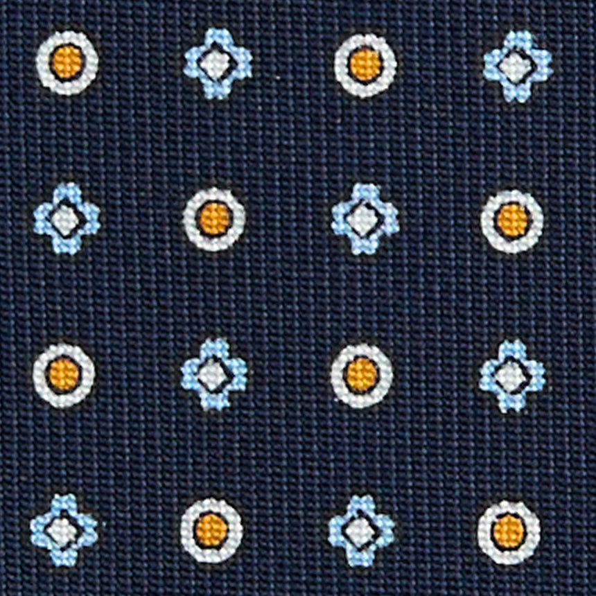 DARK BLUE CLASSIC SILK TIE
