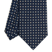 dark_blue_classic_silk_tie_small_flower_pattern_tip_detail