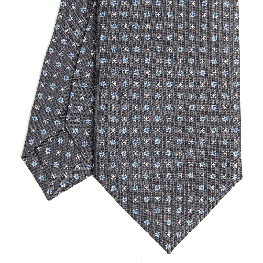 DARK GREY CLASSIC SILK TIE