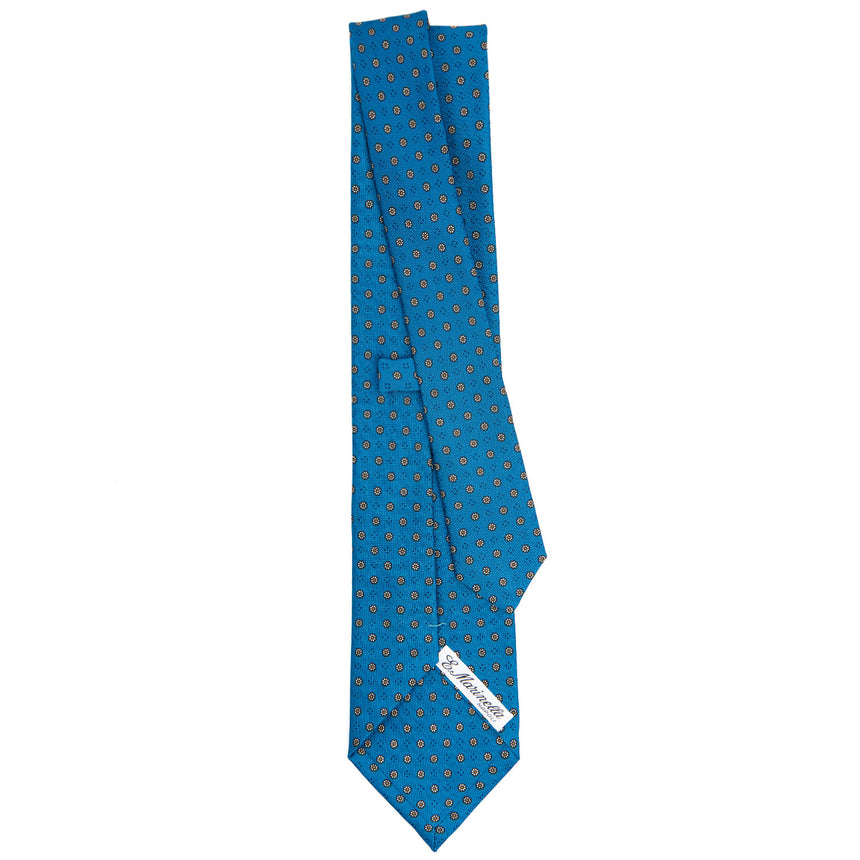 MID BLUE CLASSIC SILK TIE