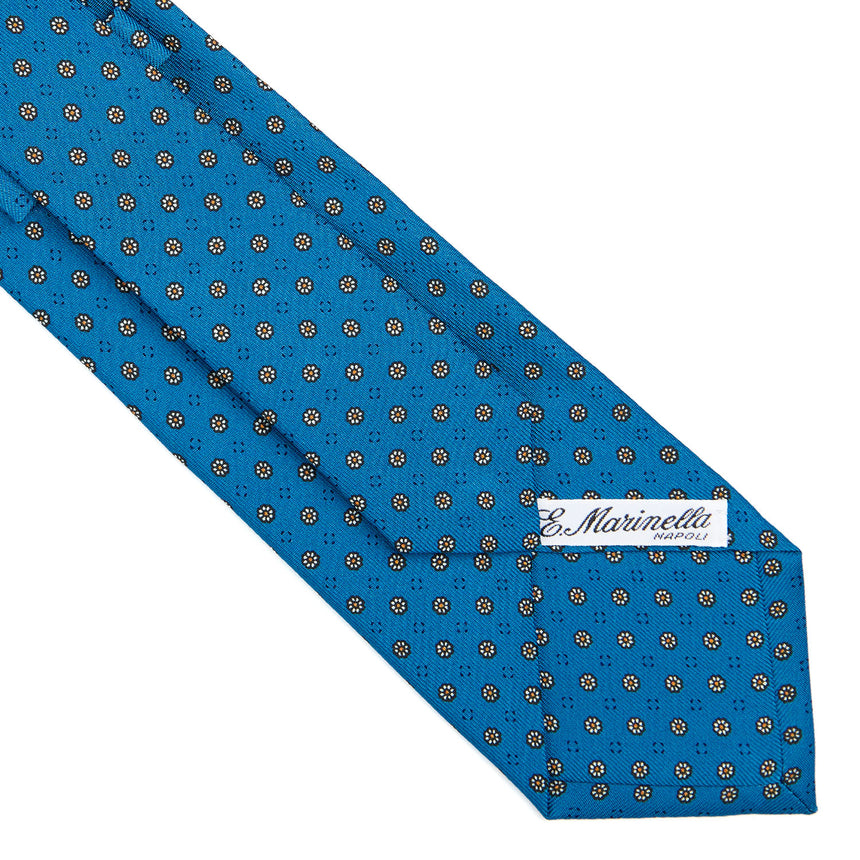 MID BLUE CLASSIC SILK TIE