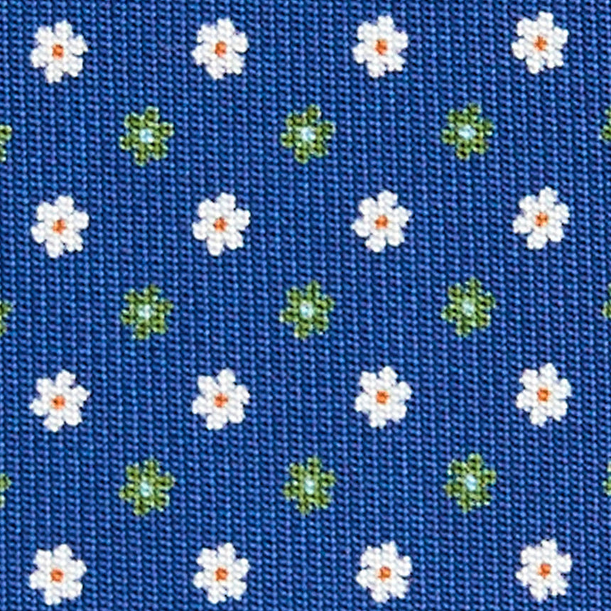 CRAVATTA SARTORIALE CLASSICA IN SETA BLU 