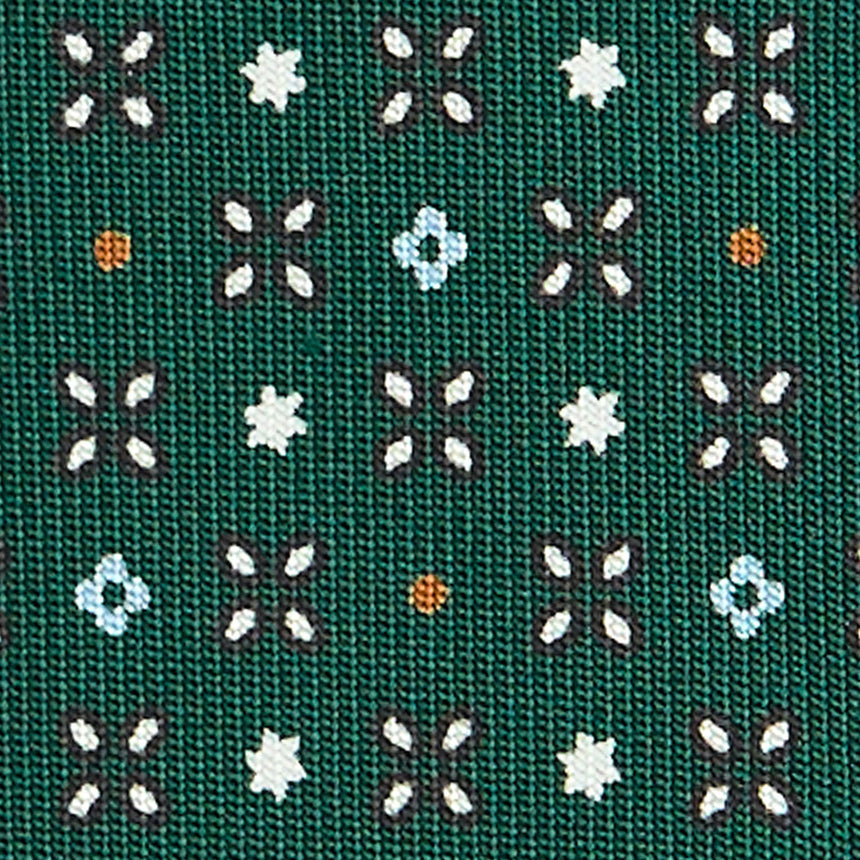 DARK GREEN CLASSIC SILK TIE