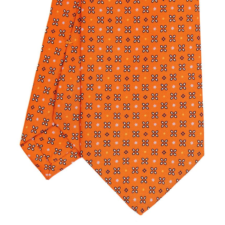 ORANGE CLASSIC SILK TIE