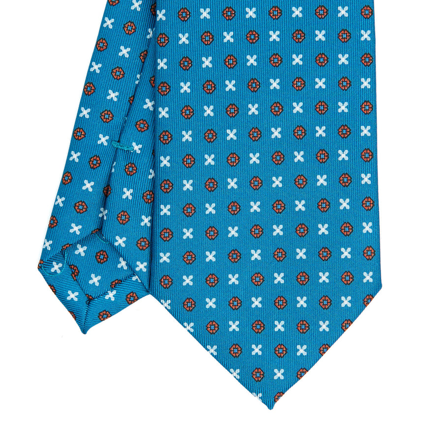 MID BLUE CLASSIC SILK TIE