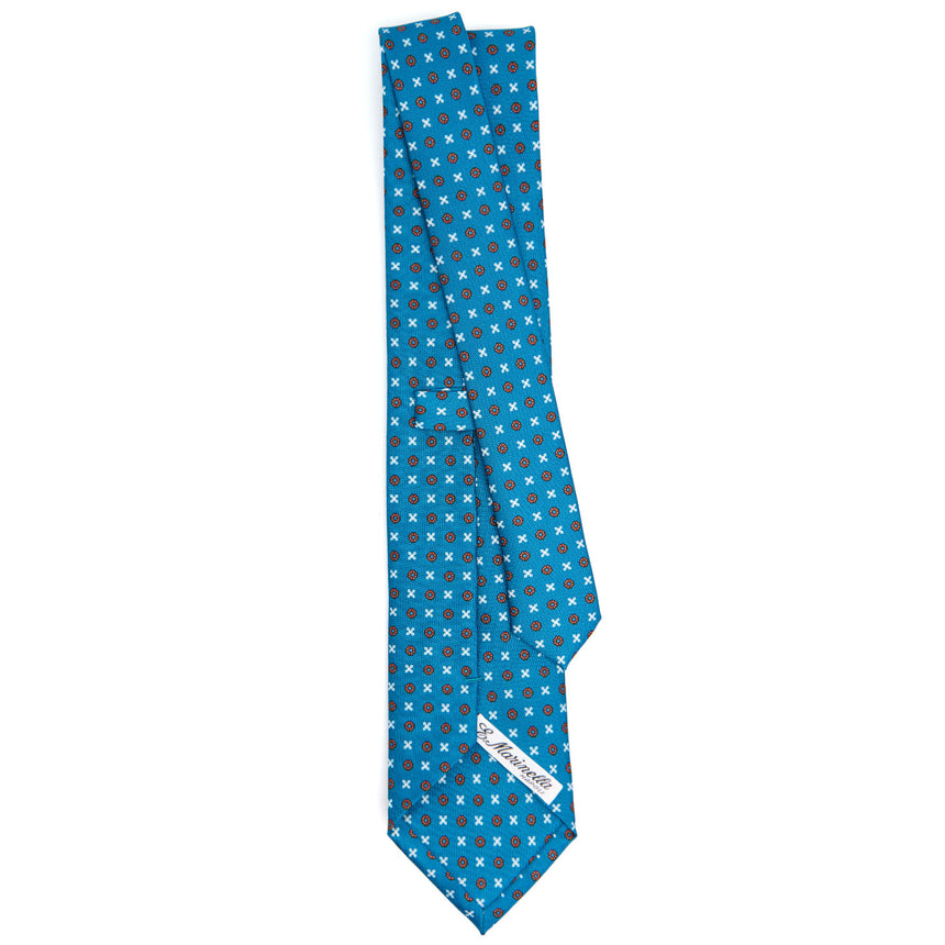 MID BLUE CLASSIC SILK TIE