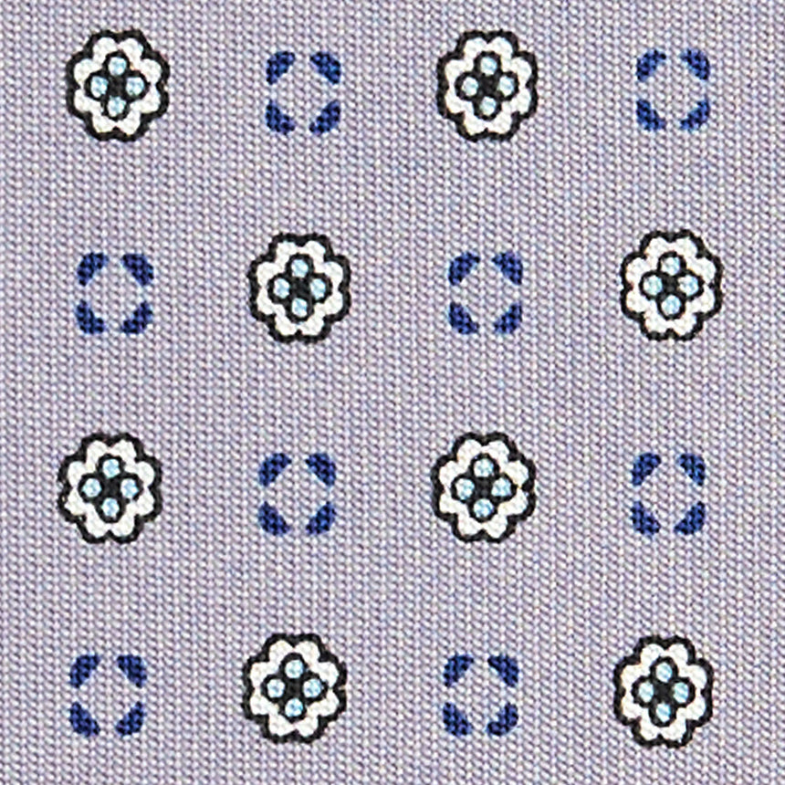 CRAVATTA SARTORIALE CLASSICA IN SETA GRIGIO CHIARO