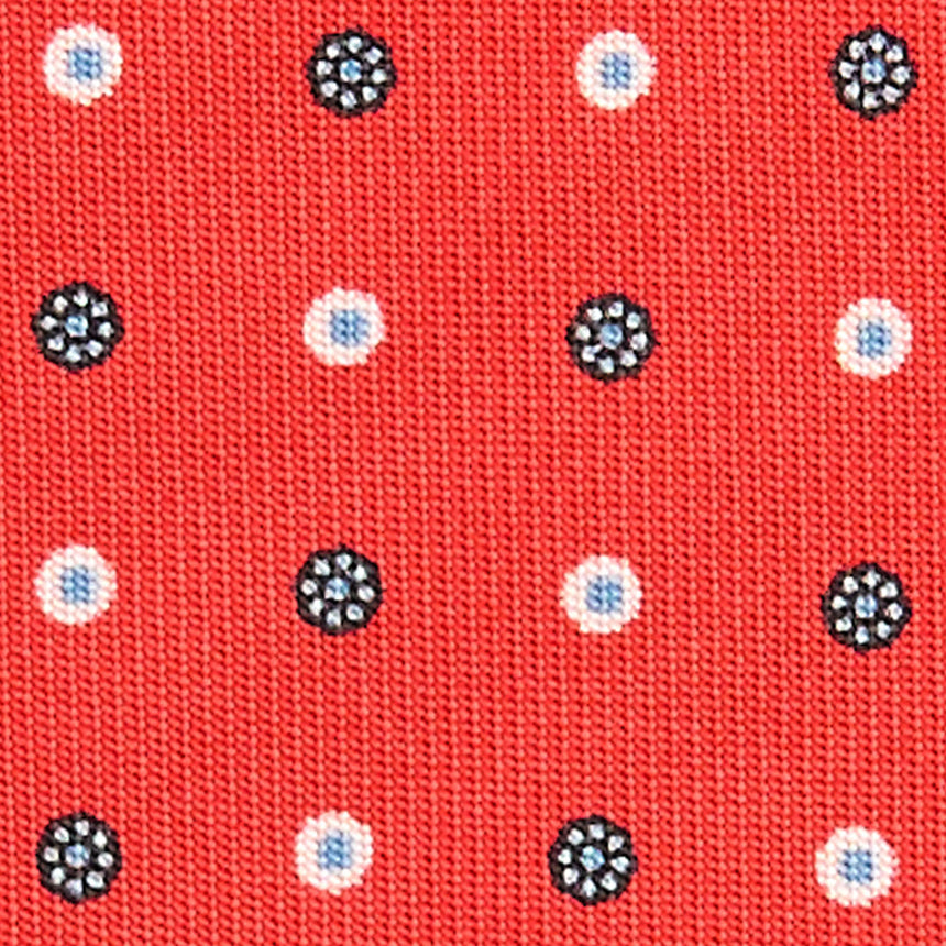 CRAVATTA SARTORIALE CLASSICA IN SETA ROSSA