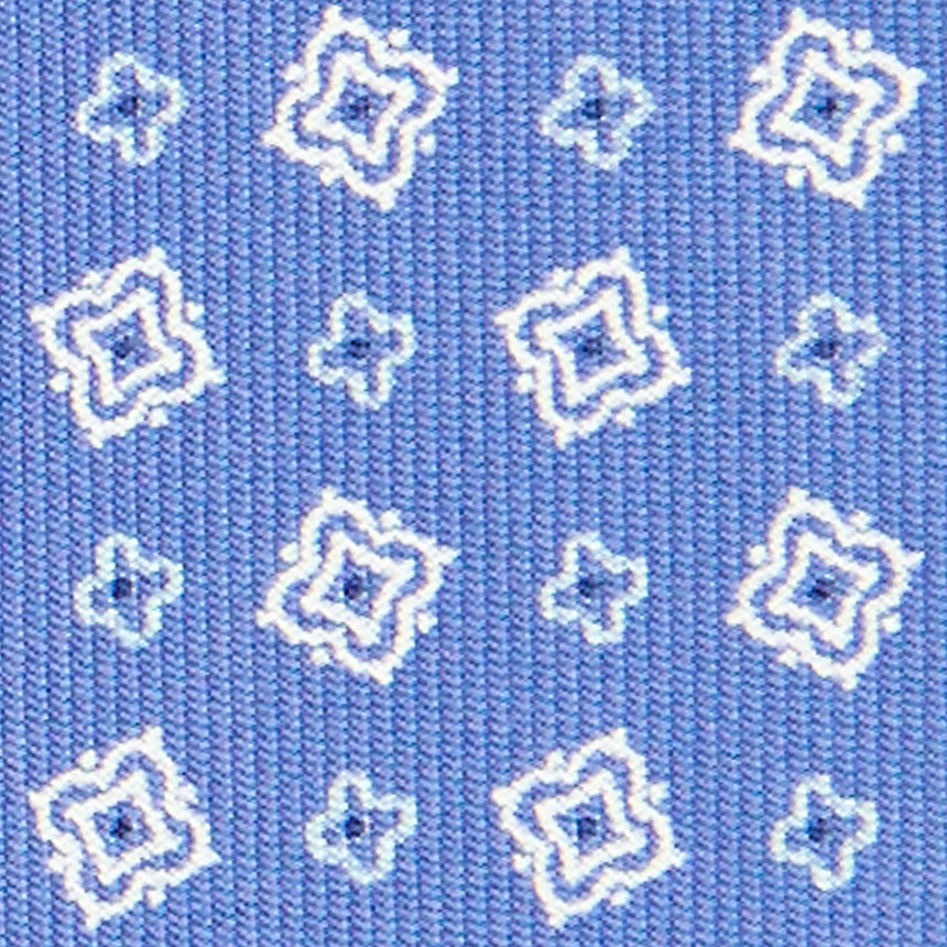CRAVATTA SARTORIALE CLASSICA IN SETA AZZURRO POLVERE