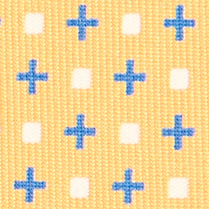 CRAVATTA SARTORIALE CLASSICA IN SETA GIALLA