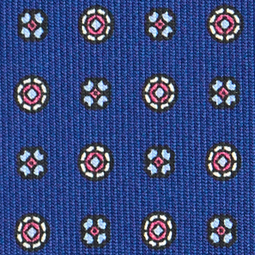 CRAVATTA SARTORIALE CLASSICA IN SETA BLU