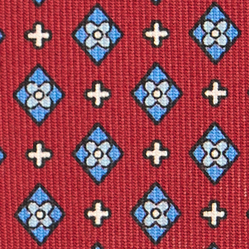 CRAVATTA SARTORIALE CLASSICA IN SETA BORDEAUX