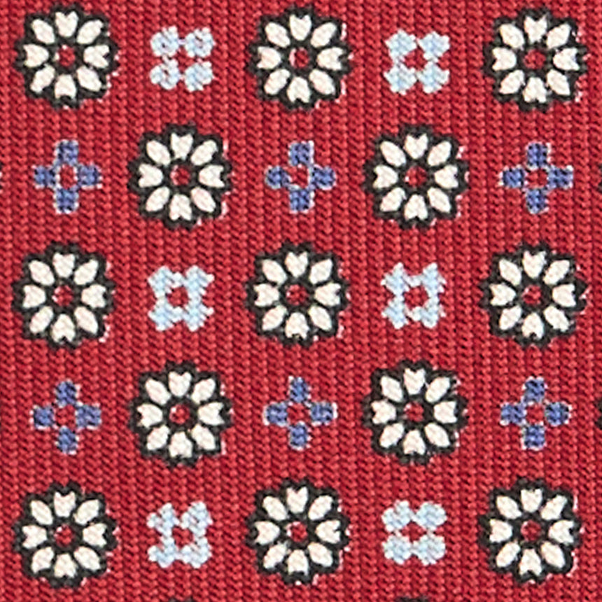 CRAVATTA SARTORIALE CLASSICA IN SETA BORDEAUX