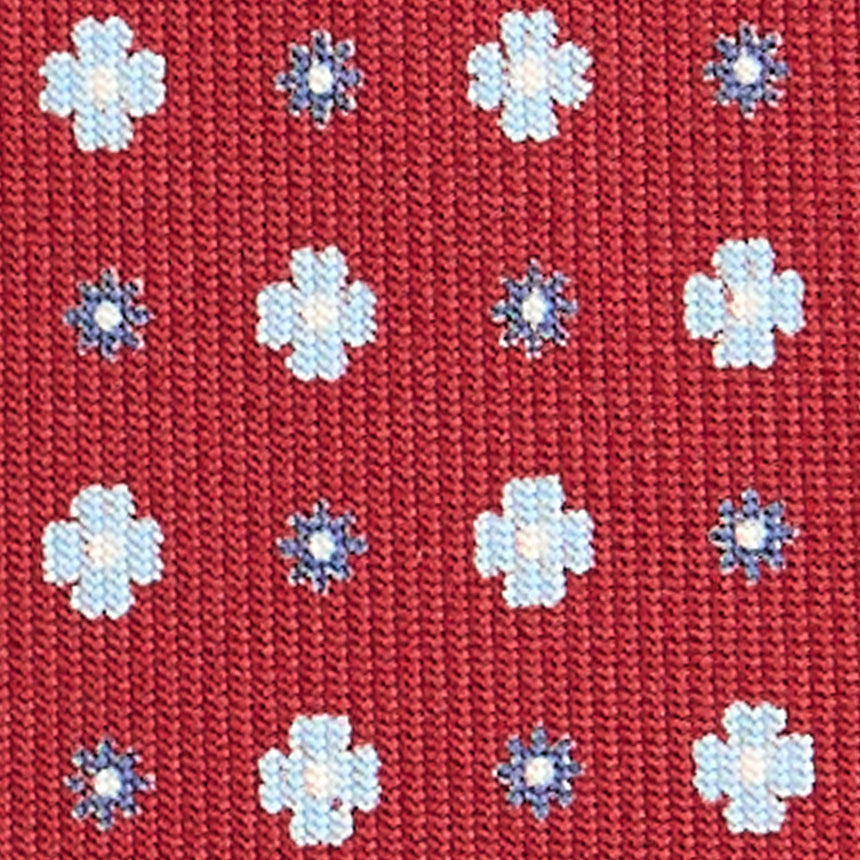 CRAVATTA SARTORIALE CLASSICA IN SETA BORDEAUX