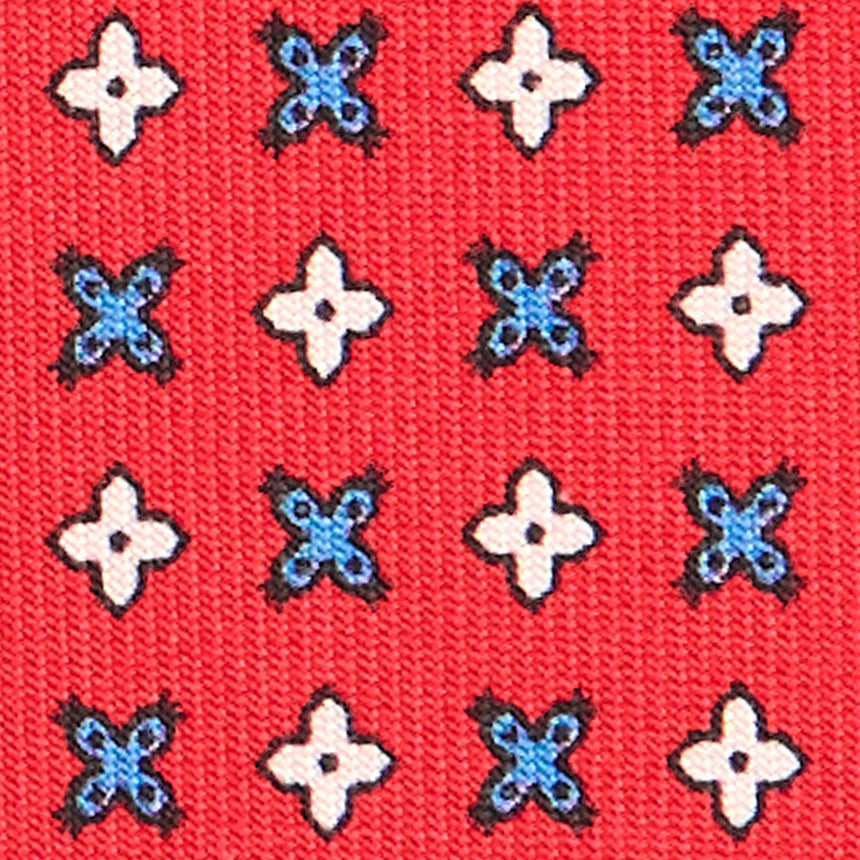 CRAVATTA SARTORIALE CLASSICA IN SETA ROSSA
